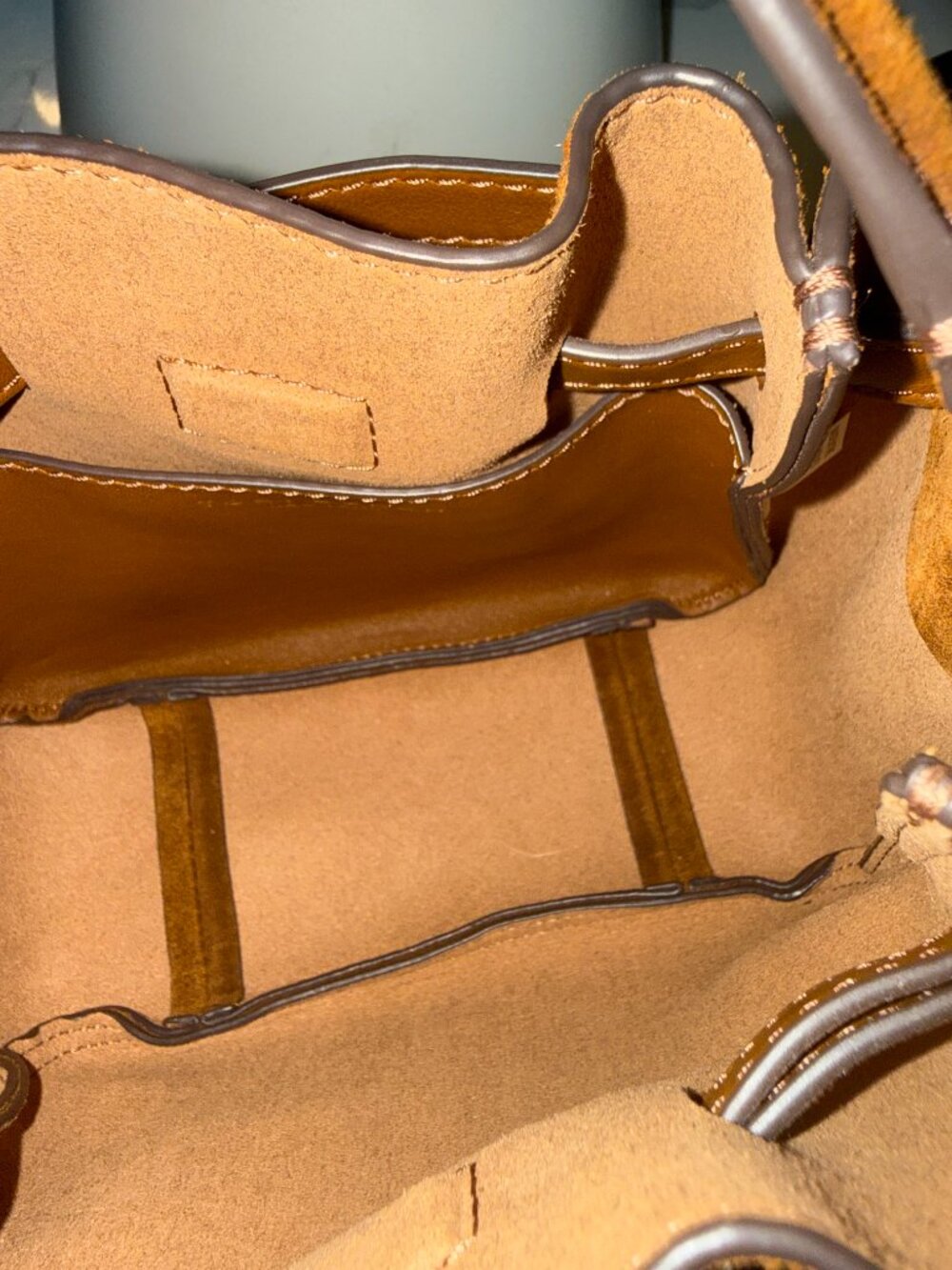 Mini Romy Suede Bucket Bag - Picture 7 of 7